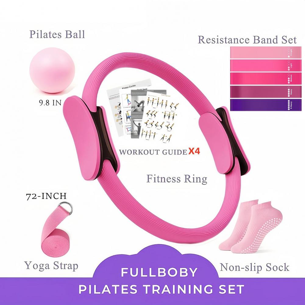 Pilates Yoga Resistance Ring - Набор для йоги и фитнеса из