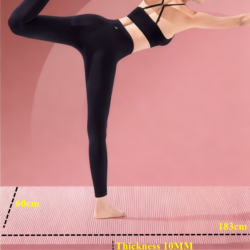 Pilates Yoga Mat Workout - Нескользящий тренировочный коврик для йоги толщиной