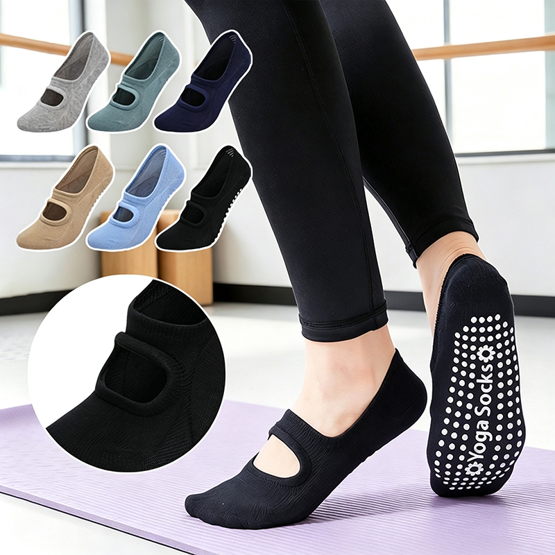 Pilates Yoga Sport - Женские нескользящие носки для йоги без