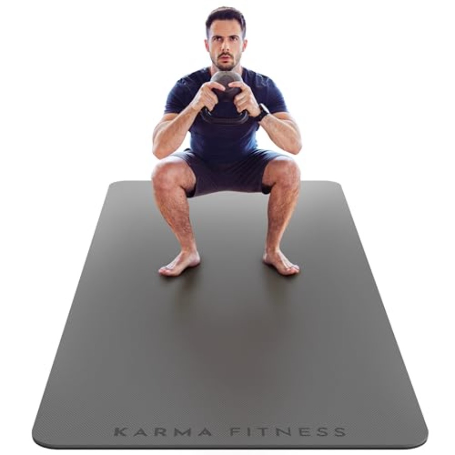 Pilates Yoga Hiit - Большой коврик для фитнеса, особо толстый,