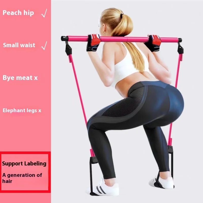 Pilates Yoga Tone - Пилатес-стик - регулируемая фитнес-палка для домашних