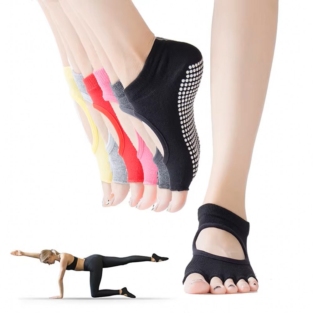 Pilates Yoga Sport - Носки для йоги с открытым пяткой