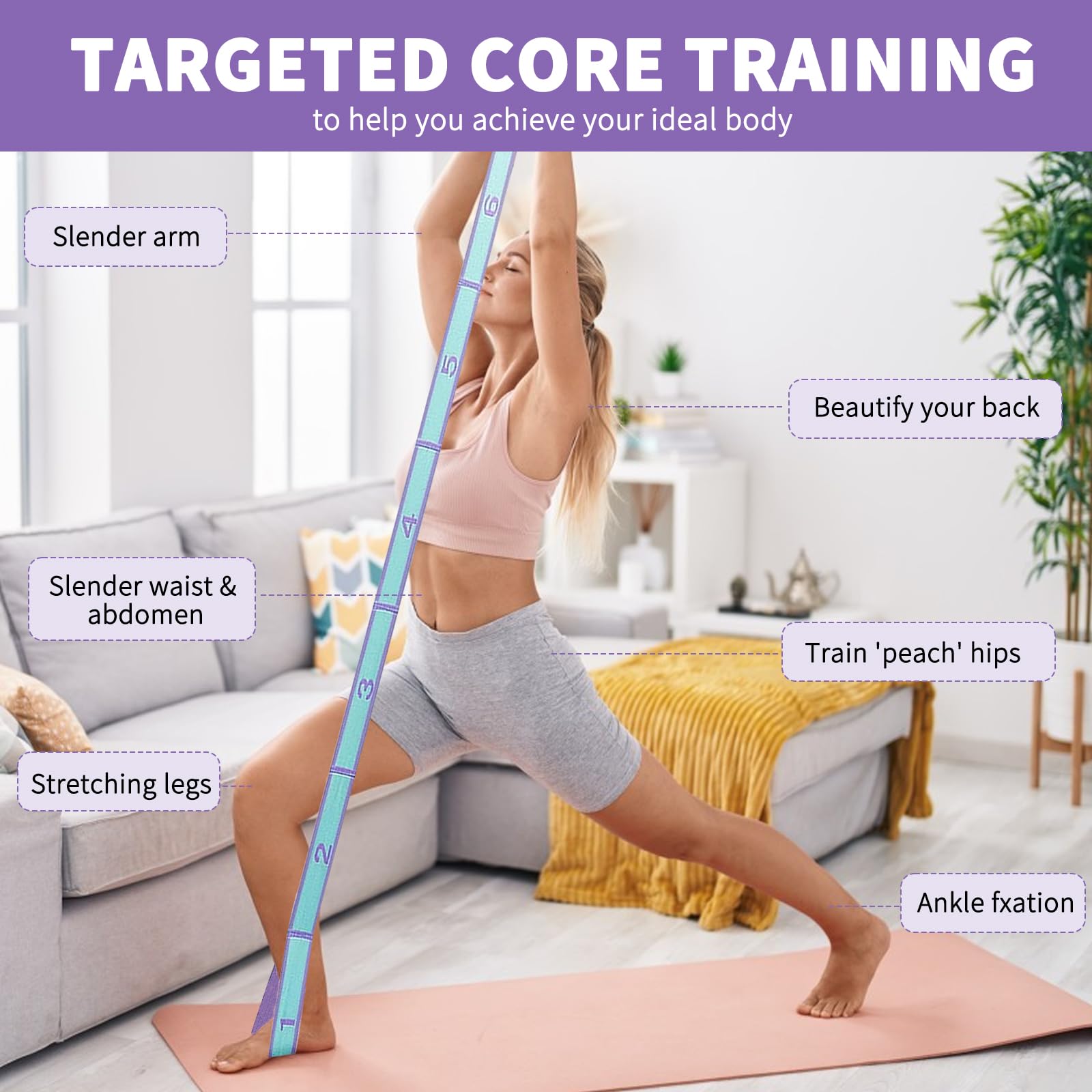 Эластичная лента для похудения – обзор и цена Pilates Yoga Hot