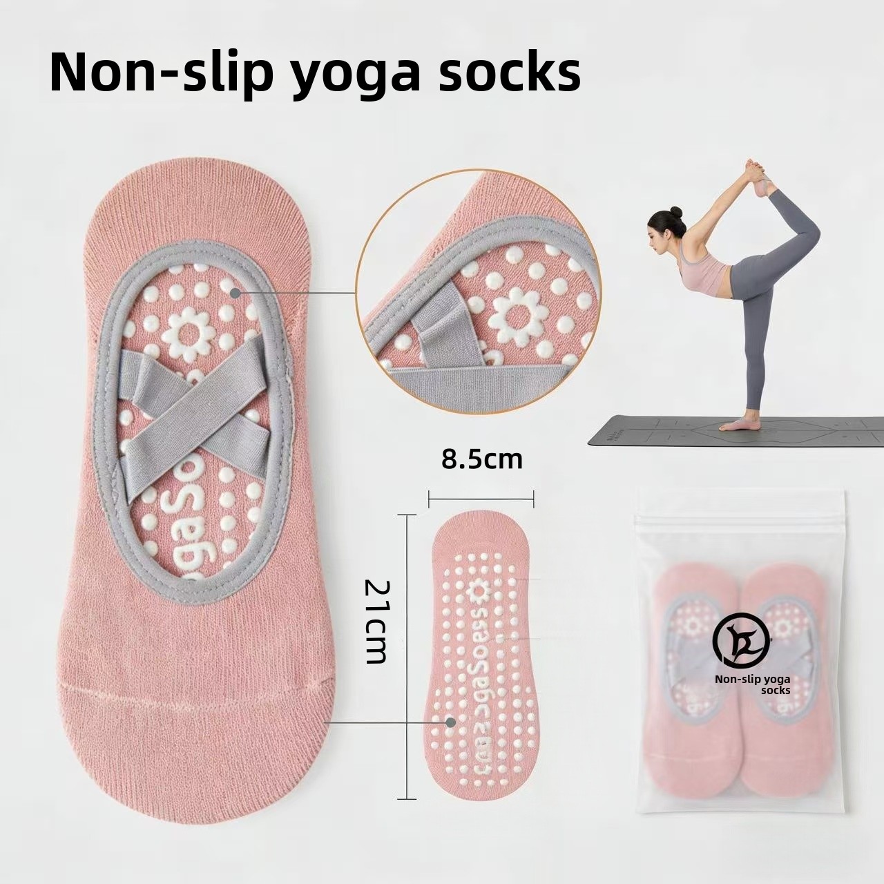 Женские носки для йоги с силик – обзор и цена Pilates Yoga Sport