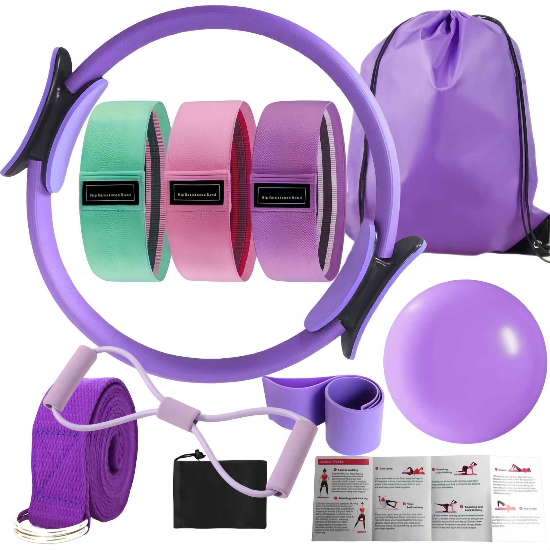 Новый комбинированный набор из – обзор и цена Pilates Yoga Resistance Ring
